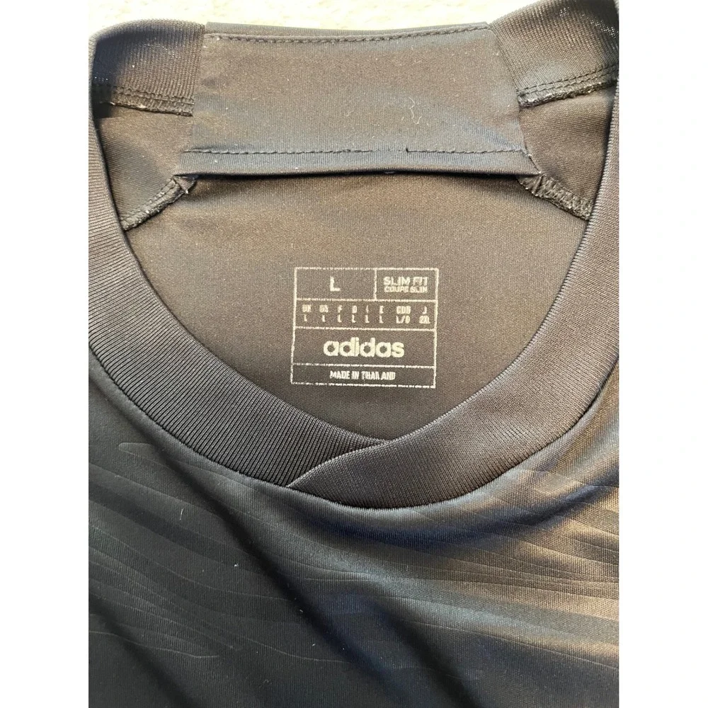 Inter Miami CF Adidas Soccer Jersey Size Large Black‎ Pink Authentic